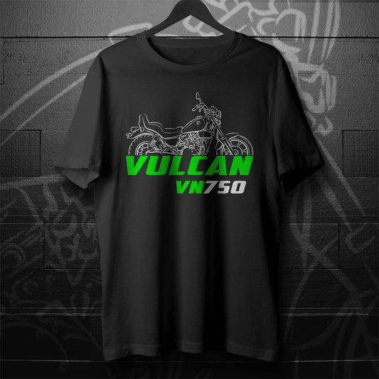 Kawasaki VN750 Vulcan 750 Inspired T-Shirt - Motorcycle Tee Shirt for Riders