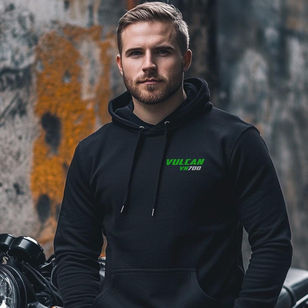 Kawasaki VN700 Vulcan 700 1985 Inspired Hoodie - Motorcycle Sweatshirt for Riders