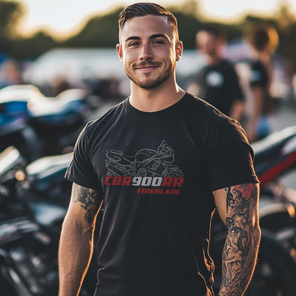 Honda CBR900RR FireBlade Inspired T-Shirt - Motorcycle Tee Shirt