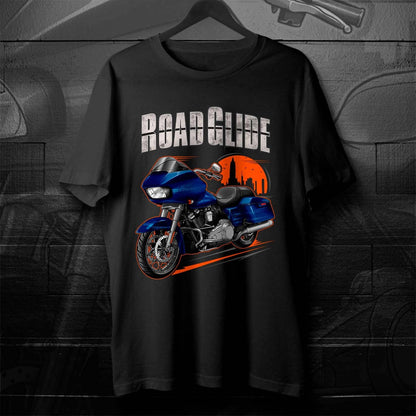 Harley Road Glide FLTRX T-Shirt - Motorcycle Tee Shirt for Bikers