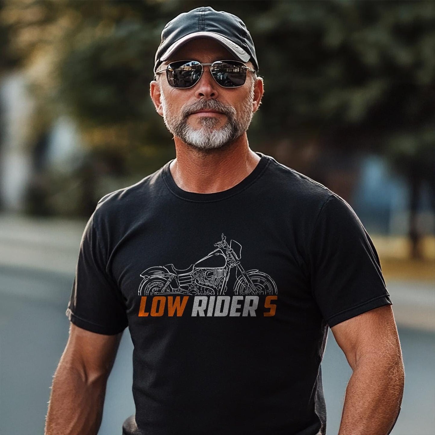 Harley-Davidson FXDLS Low Rider S Inspired T-Shirt - Biker Motorcycle Tee Shirt