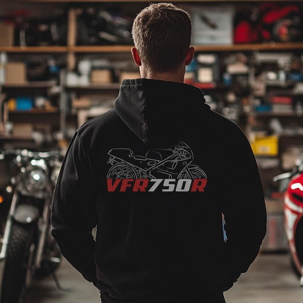 Honda VFR750R  Inspired Hoodie - Motorcycle Sweatshirt for Riders