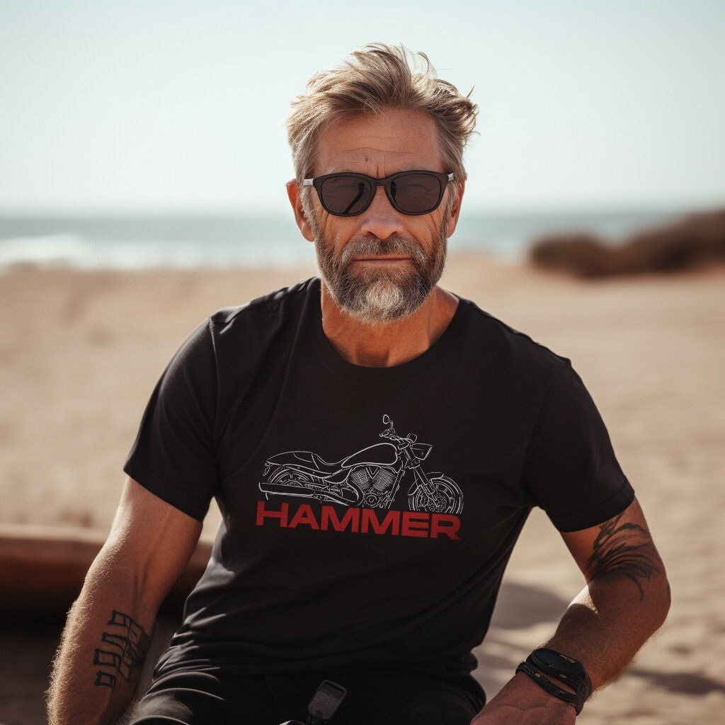 Victory Hammer T-Shirt - Motorcycle Tee Shirt for Bikers