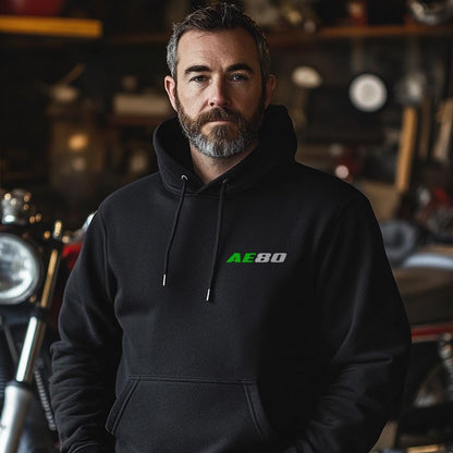 Kawasaki AE80 1981 - 1986 Inspired Hoodie - Motorcycle Sweatshirt for Riders