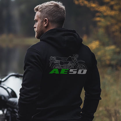 Kawasaki AE50 1981 - 1986 Inspired Hoodie - Motorcycle Sweatshirt for Riders