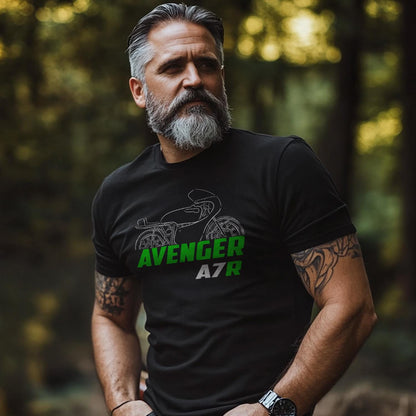 Kawasaki A7R 1967 - 1971 Inspired T-Shirt - Motorcycle Tee Shirt for Riders