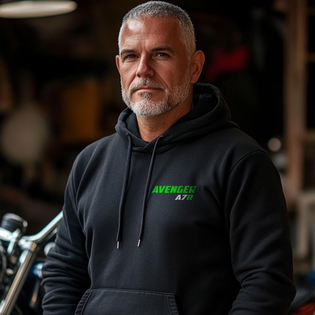 Kawasaki A7R 1967 - 1971 Inspired Hoodie - Motorcycle Sweatshirt for Riders
