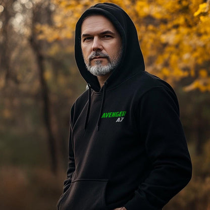 Kawasaki A7 Avenger 1967 - 1971 Inspired Hoodie - Motorcycle Sweatshirt for Riders