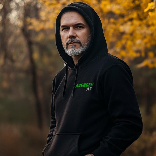 Kawasaki A7 Avenger 1967 - 1971 Inspired Hoodie - Motorcycle Sweatshirt for Riders