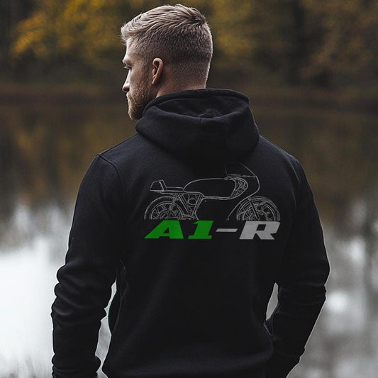 Kawasaki A1-R 250 1967 - 1971 Hoodie - Motorcycle Sweatshirt for Riders