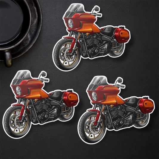 Harley-Davidson Low Rider ST El Diablo 2022 Inspired Stickers - Set of 3 Biker Motorcycle Decals