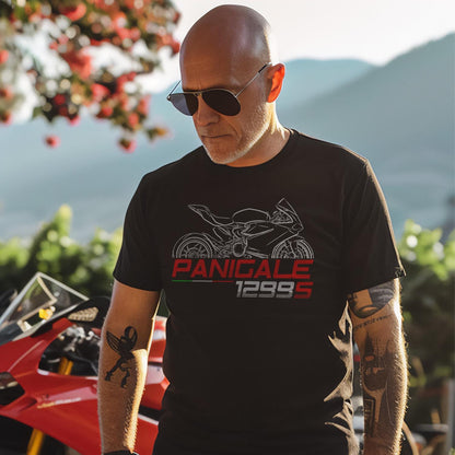Ducati Panigale 1299 S Inspired T-Shirt - Motorcycle Tee Shirt for Riders