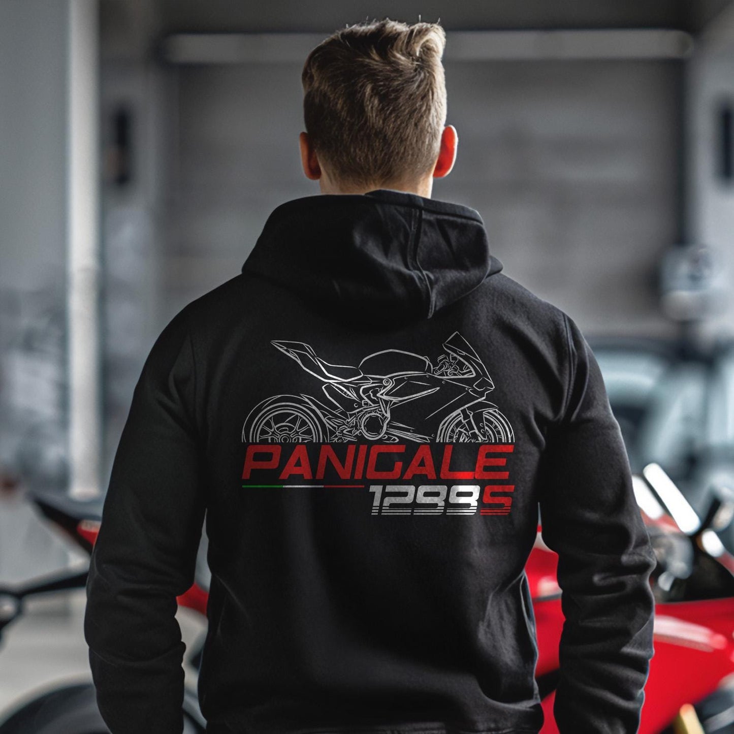 Ducati 125 Regolarita Hoodie - Motorcycle Sweatshirt for Riders