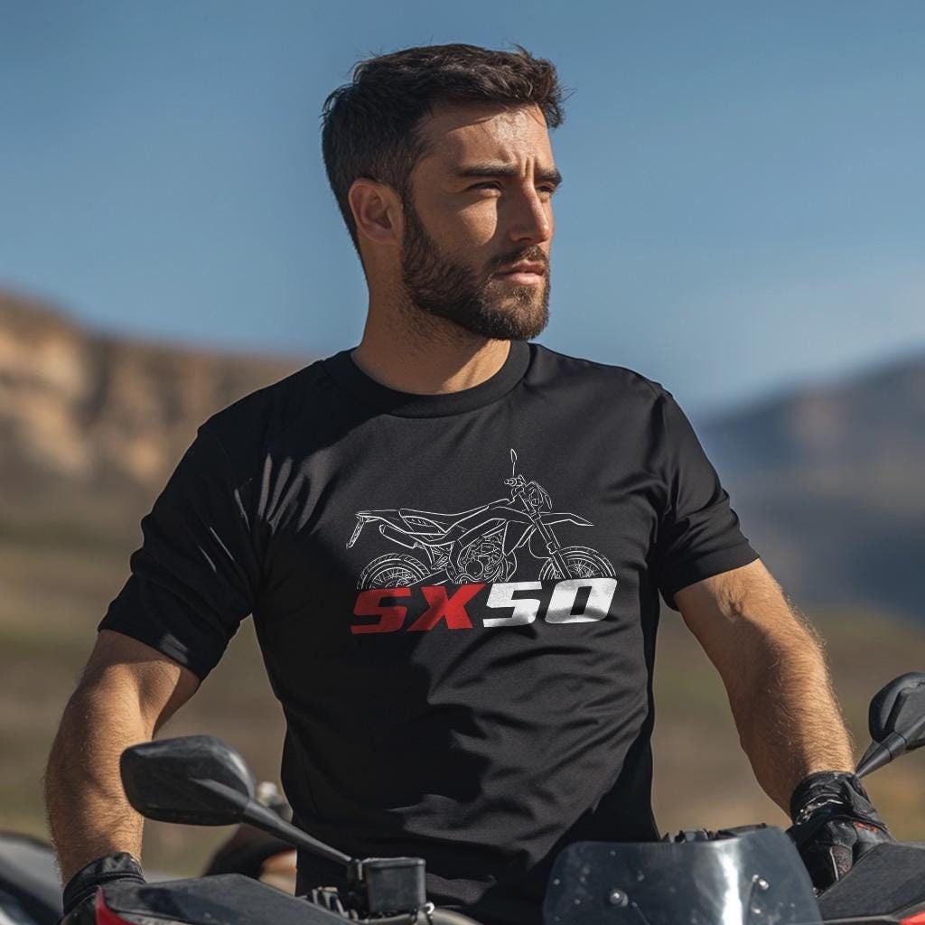 Aprilia SX 50 Inspired T-Shirt - Motorcycle Tee Shirt for Riders