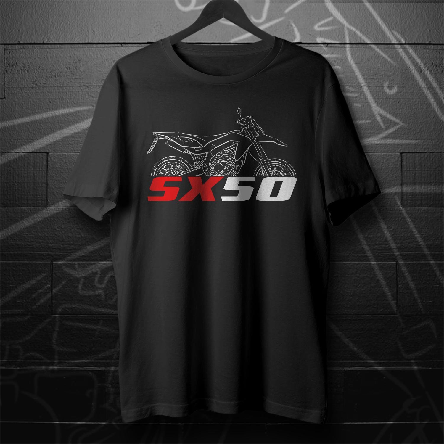 Aprilia SX 50 Inspired T-Shirt - Motorcycle Tee Shirt for Riders