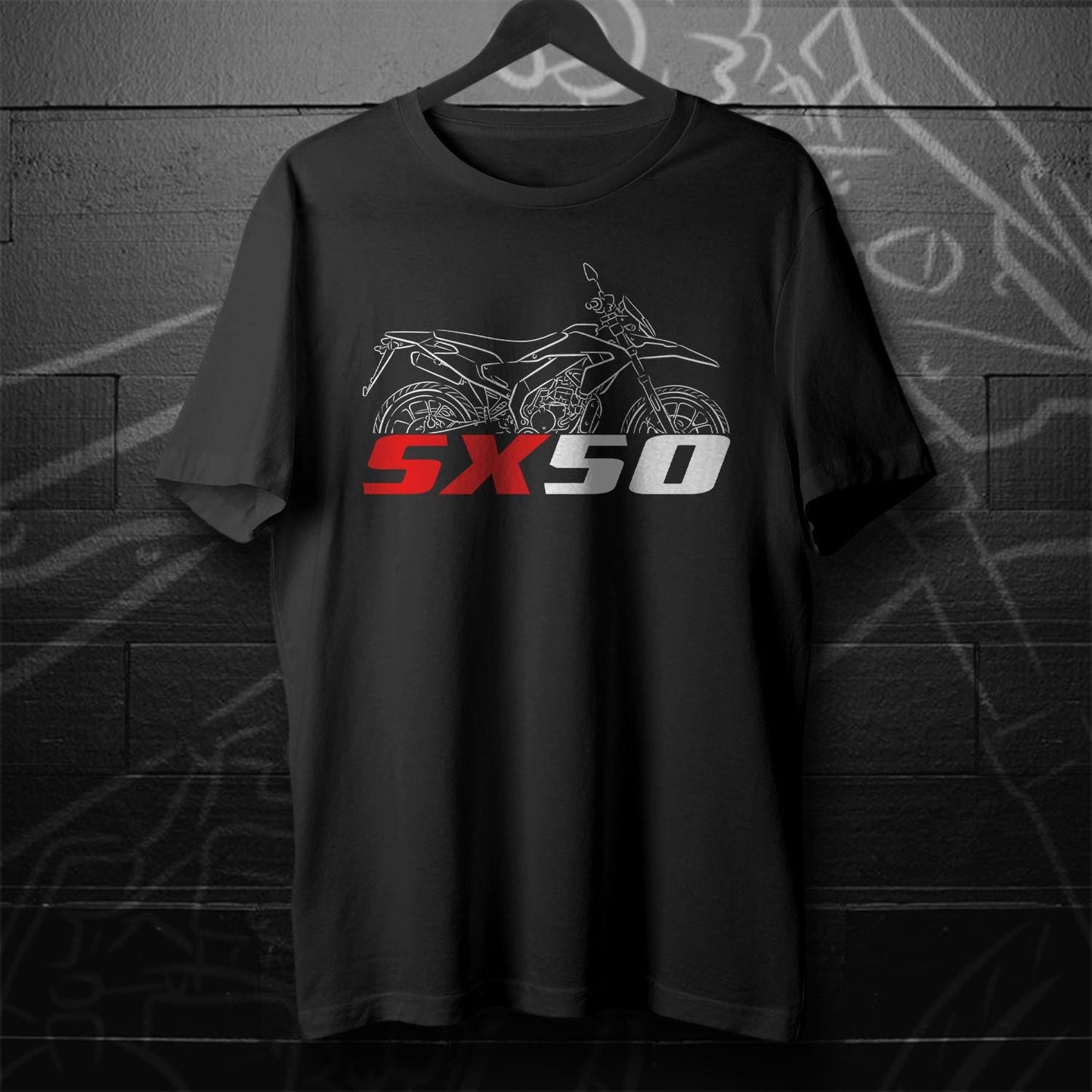 Aprilia SX 50 Inspired T-Shirt - Motorcycle Tee Shirt for Riders