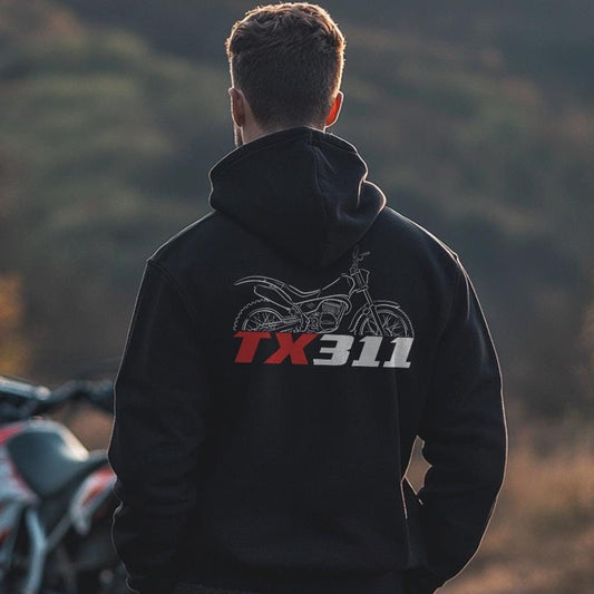 Aprilia TX 311 Inspired Hoodie - Motorcycle Sweatshirt for Riders