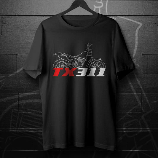 Aprilia TX 311 Inspired T-Shirt - Motorcycle Tee Shirt for Riders