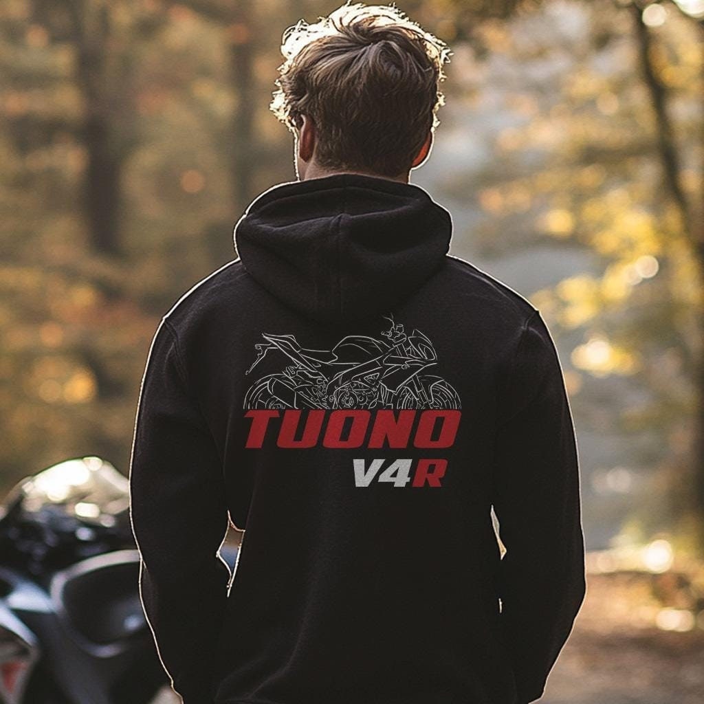 Aprilia Tuono V4 R Inspired Hoodie - Motorcycle Sweatshirt for Riders
