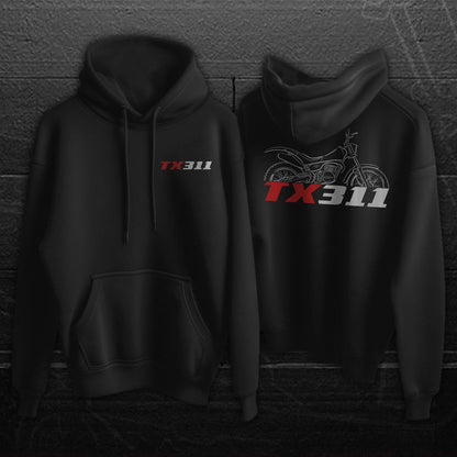 Aprilia TX 311 Inspired Hoodie - Motorcycle Sweatshirt for Riders