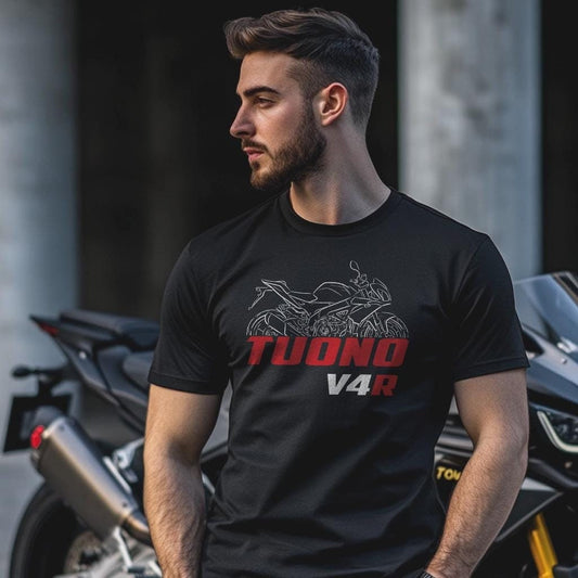 Aprilia Tuono V4 R Inspired T-Shirt - Motorcycle Tee Shirt for Riders