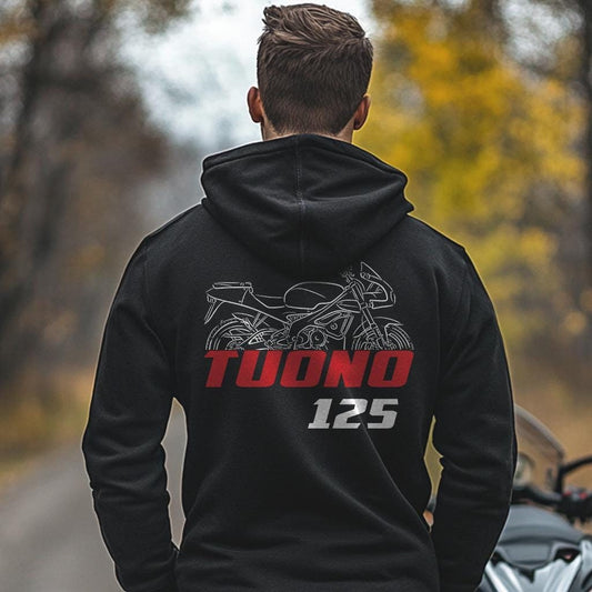 Aprilia Tuono 125 Inspired Hoodie - Motorcycle Sweatshirt for Riders