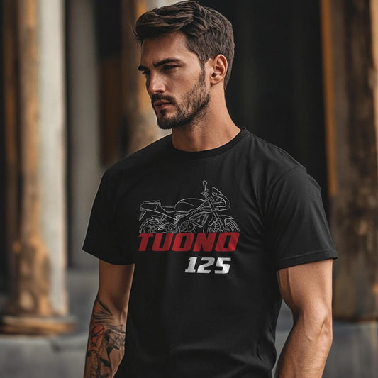 Aprilia Tuono 125 Inspired T-Shirt - Motorcycle Tee Shirt for Riders