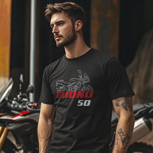 Aprilia Tuono 50 Inspired T-Shirt - Motorcycle Tee Shirt for Riders