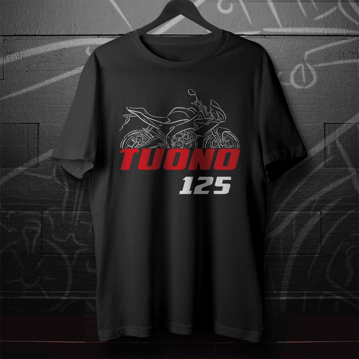 Aprilia Tuono 125 Inspired T-Shirt - Motorcycle Tee Shirt for Riders