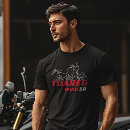 Aprilia Tuareg Wind 50 Inspired T-Shirt - Motorcycle Tee Shirt for Riders