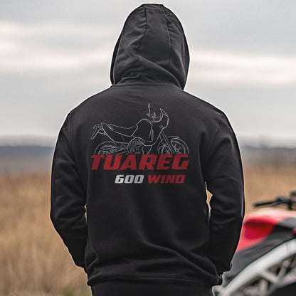 Aprilia Tuareg 600 Wind Inspired Hoodie - Motorcycle Sweatshirt for Riders