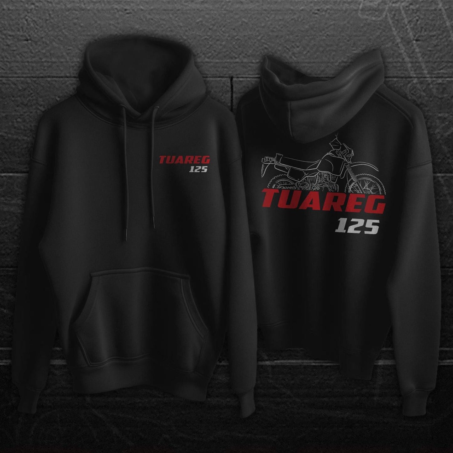 Aprilia Tuareg 125 Inspired Hoodie - Motorcycle Sweatshirt for Riders