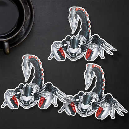 Yamaha YZF-R7 2022-24 Inspired Stickers - Set of 3 Motorcycle Decals for Riders