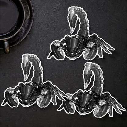 Yamaha YZF-R7 2022-24 Inspired Stickers - Set of 3 Motorcycle Decals for Riders