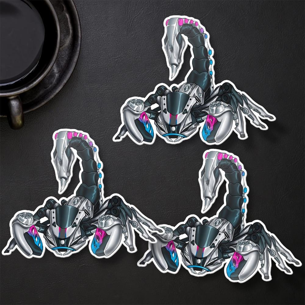 Yamaha YZF-R7 2022-24 Inspired Stickers - Set of 3 Motorcycle Decals for Riders