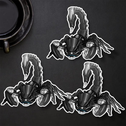 Yamaha YZF-R7 2022-24 Inspired Stickers - Set of 3 Motorcycle Decals for Riders