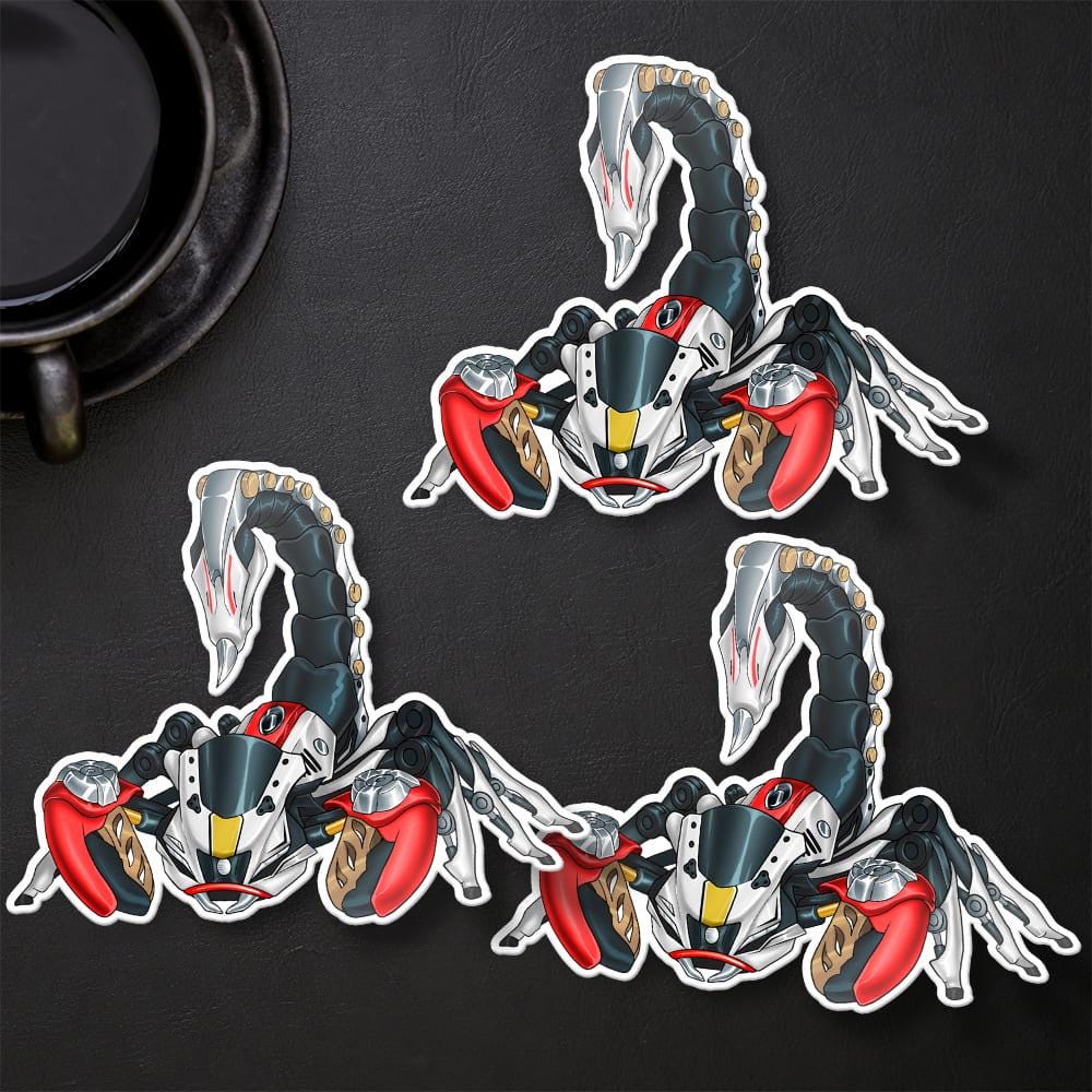 Yamaha YZF-R7 2022-24 Inspired Stickers - Set of 3 Motorcycle Decals for Riders