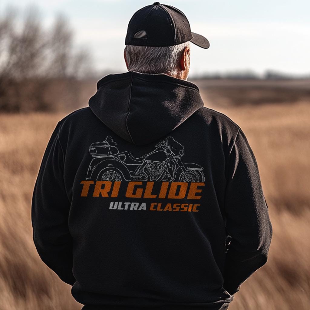 Harley-Davidson FLHTCUTG Tri Glide Ultra Classic Inspired Hoodie - Biker Motorcycle Sweatshirt