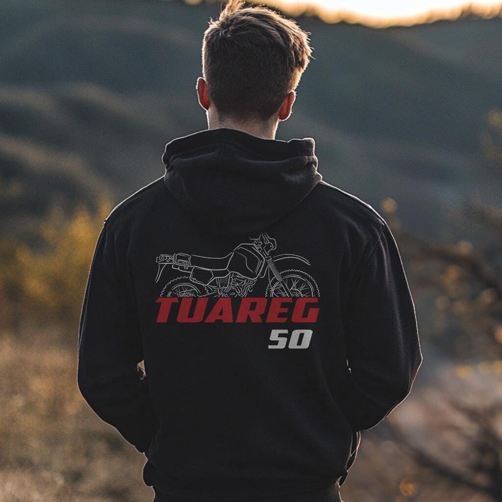 Aprilia Tuareg 50 Inspired Hoodie - Motorcycle Sweatshirt for Riders