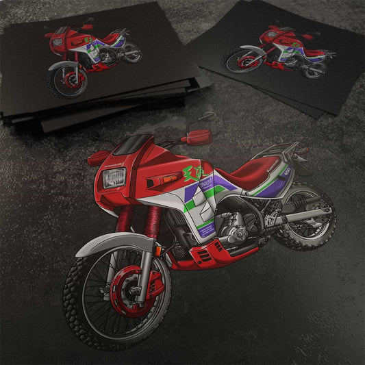 Kawasaki KLR 650 B Tengai Stickers - Set of 3 Motorcycle Decals for Riders