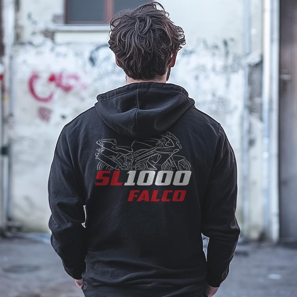 Aprilia SL 1000 Falco Inspired Hoodie - Motorcycle Sweatshirt for Riders