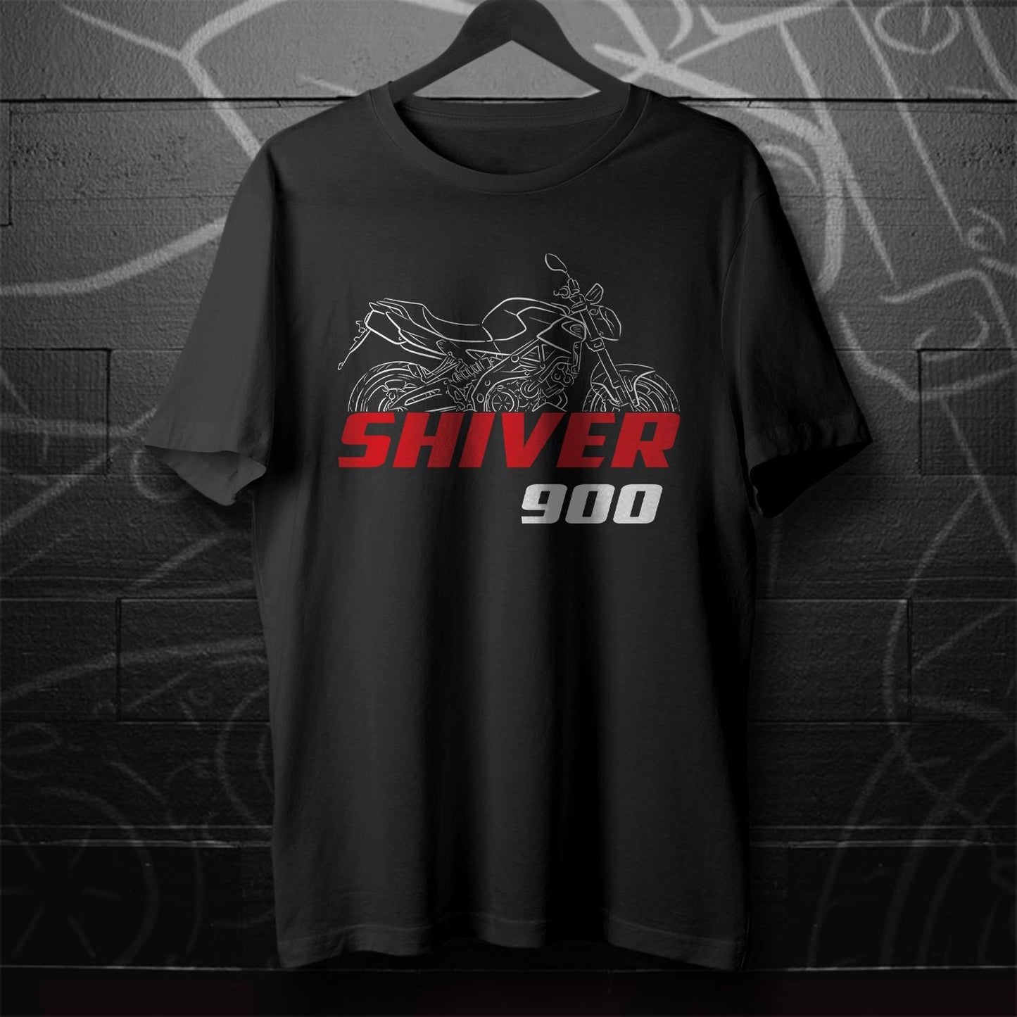 Aprilia Shiver 900 Inspired T-Shirt - Motorcycle Tee Shirt for Riders