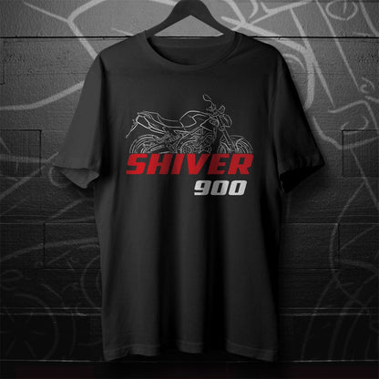 Aprilia Shiver 900 Inspired T-Shirt - Motorcycle Tee Shirt for Riders