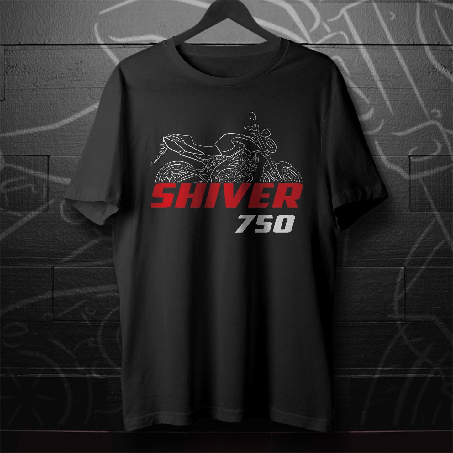 Aprilia Shiver 750 Inspired T-Shirt - Motorcycle Tee Shirt for Riders