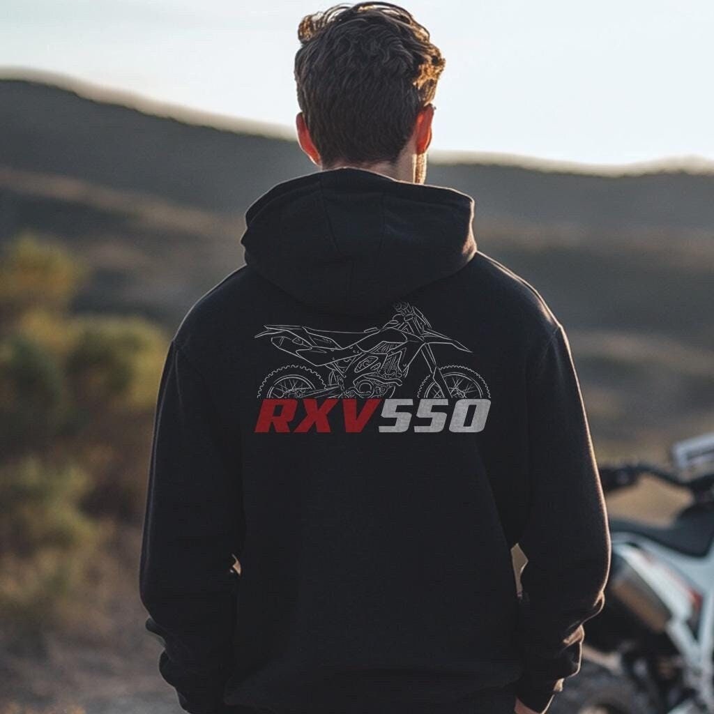 Aprilia RXV 550 Inspired Hoodie - Motorcycle Sweatshirt for Riders