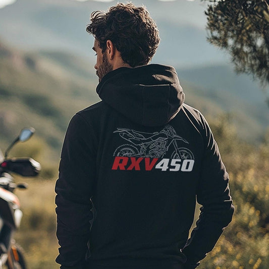 Aprilia RXV 450 Inspired Hoodie - Motorcycle Sweatshirt for Riders