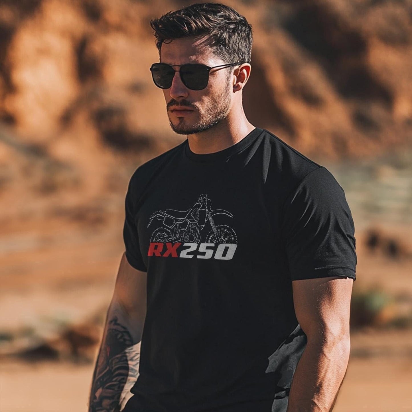 Aprilia RX 250 Inspired T-Shirt - Motorcycle Tee Shirt for Riders