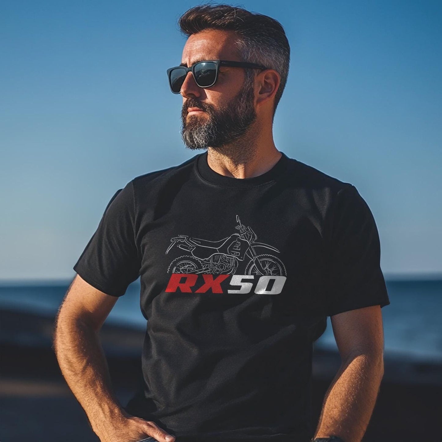 Aprilia RX 50 Inspired T-Shirt - Motorcycle Tee Shirt for Riders
