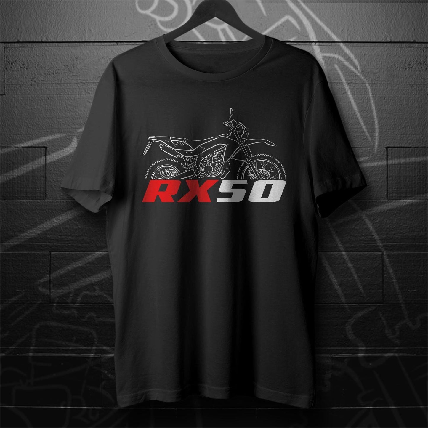 Aprilia RX 50 Inspired T-Shirt - Motorcycle Tee Shirt for Riders