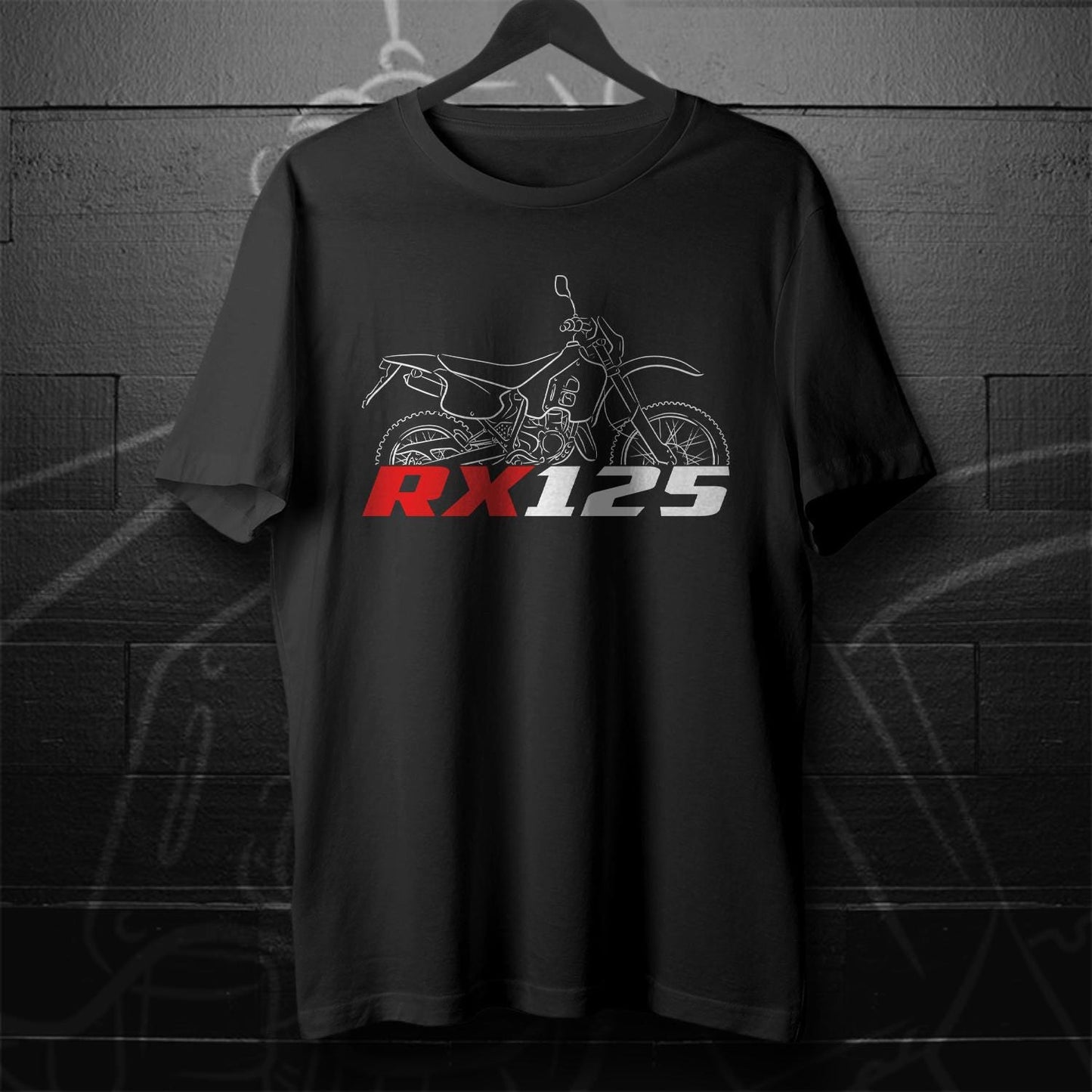 Aprilia RX 125 Inspired T-Shirt - Motorcycle Tee Shirt for Riders